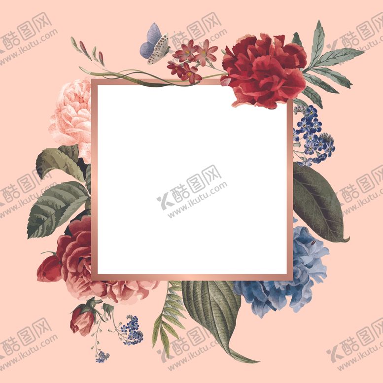 编号：11962009101937056486【酷图网】源文件下载-复古花边框