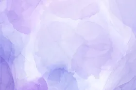 紫色薰衣草液体水彩大理石背景与金色线条。淡紫色长春花醇墨绘画效果。矢量插图设计模板婚礼,菜单