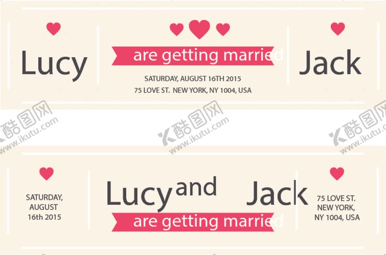 编号：30976009170627029570【酷图网】源文件下载-婚礼请柬
