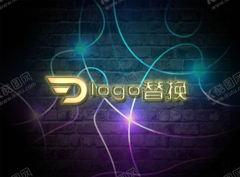 编号：13180906261556481110【酷图网】源文件下载-发光logo样机