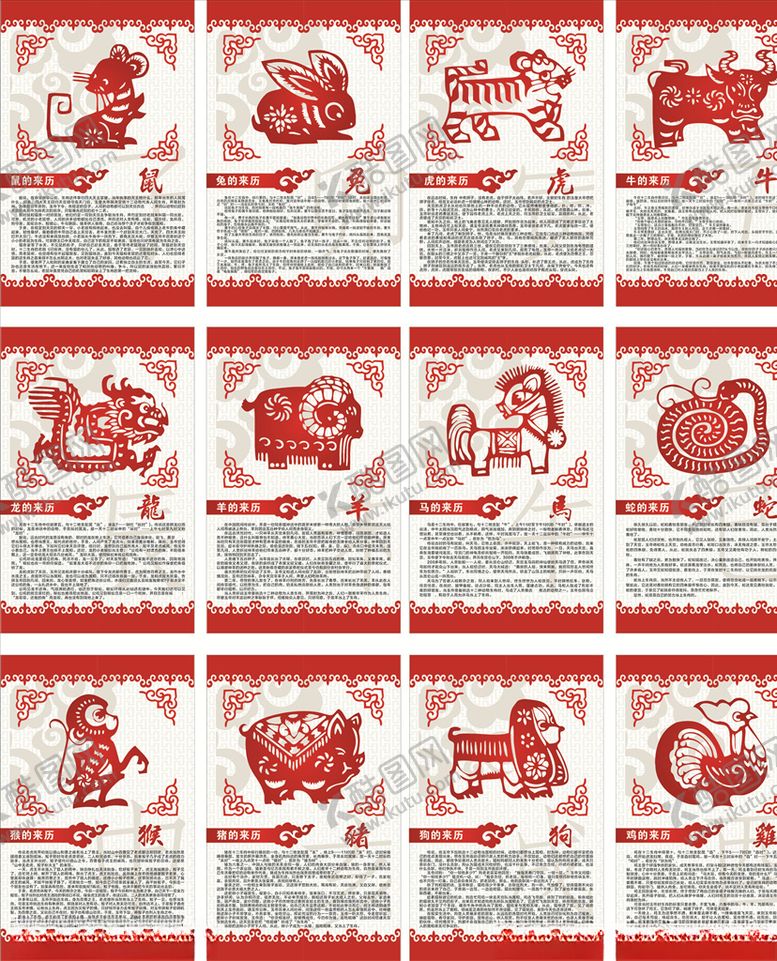 编号：48648004290919132431【酷图网】源文件下载-生肖由来
