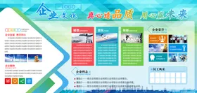 企业文化展板背景墙形象