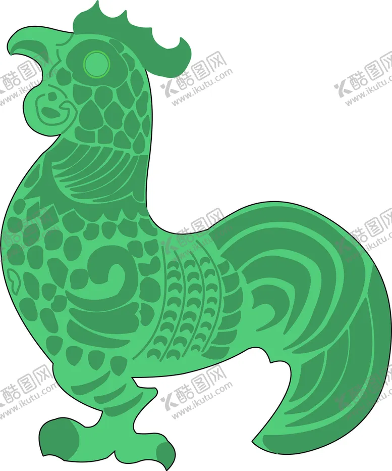 编号：71235410252328586331【酷图网】源文件下载-三星堆青铜鸡