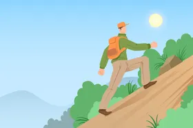 徒步旅行户外运动探险者探索者远足