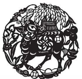 丰收剪纸