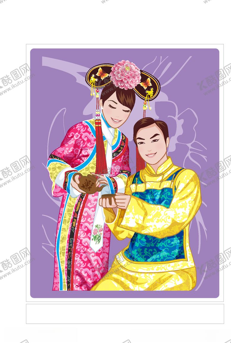 编号：39995406170452328001【酷图网】源文件下载-新郎新娘