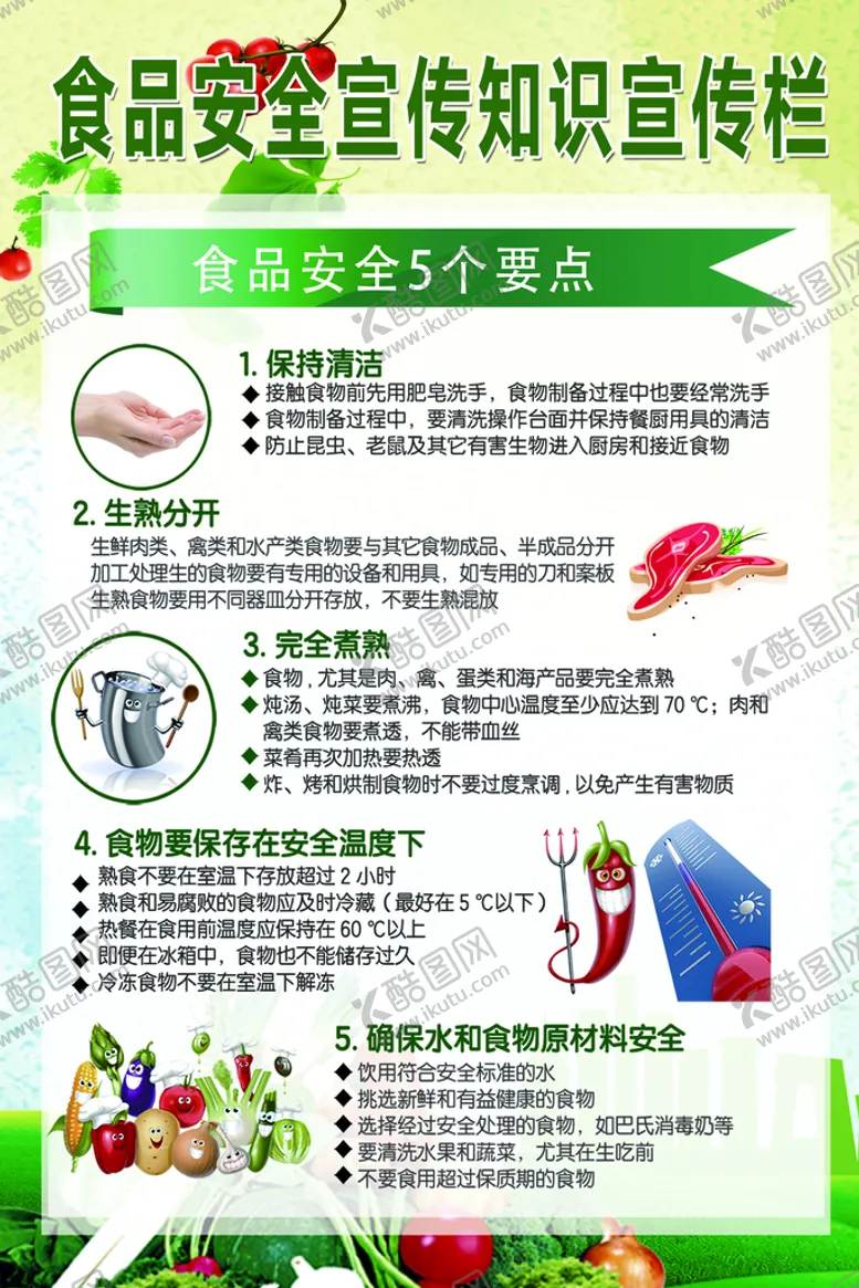 编号：53912310170552402095【酷图网】源文件下载-食品安全宣传