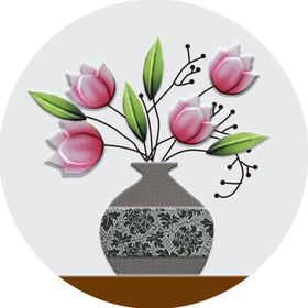背景墙装饰画意境竖式晶瓷