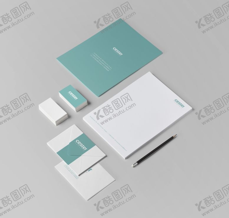 编号：86491605151357058532【酷图网】源文件下载-商务桌面办公样机组合