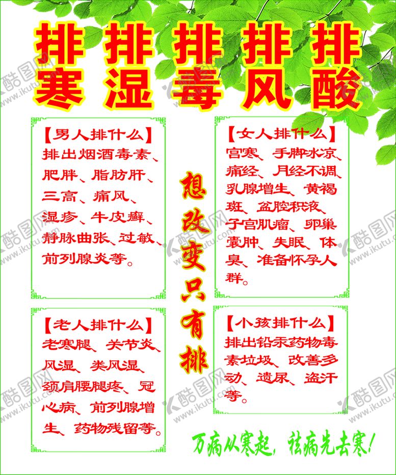 编号：46897309132147372358【酷图网】源文件下载-排毒 排湿