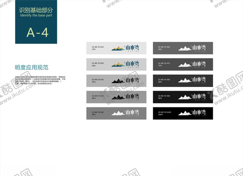 编号：52868307051156185076【酷图网】源文件下载-房地产VI手册明度应用规范