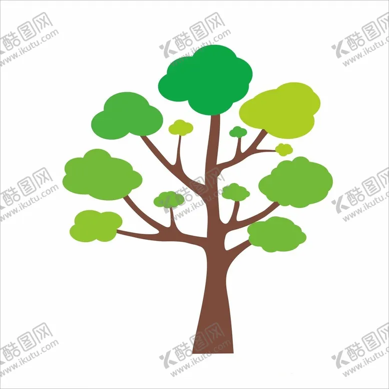 编号：73608112182049336995【酷图网】源文件下载-卡通大树