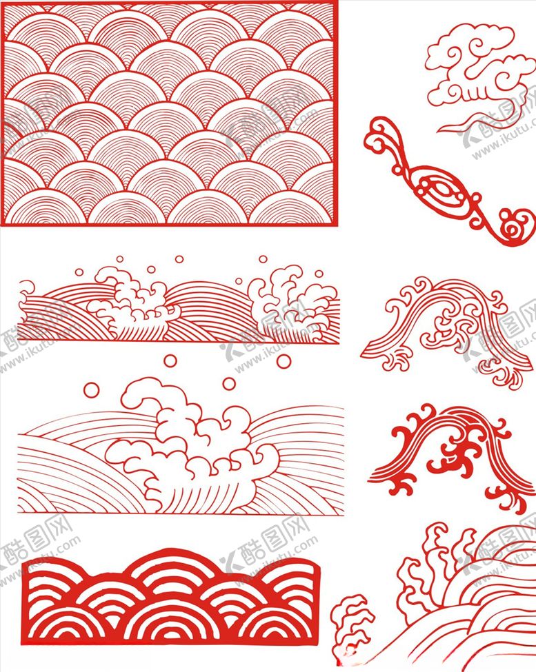 编号：65534909202327553432【酷图网】源文件下载-祥云底纹