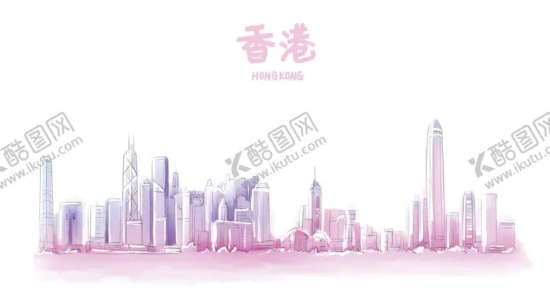 编号：33935004112029467241【酷图网】源文件下载-手绘城市城市地标
