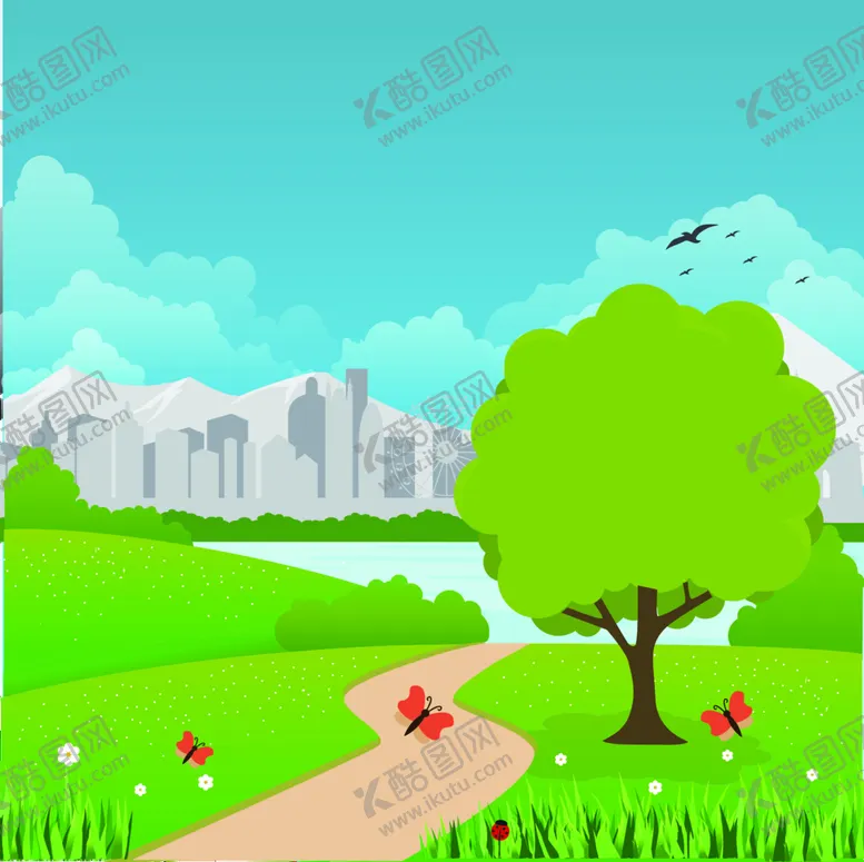 编号：06514309160313037895【酷图网】源文件下载-扁平化城市