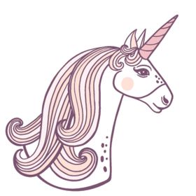 独角兽简笔插画