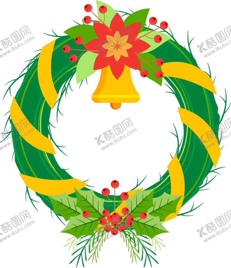 编号：11619101300614566786【酷图网】源文件下载-花环免抠图