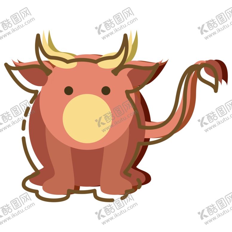 编号：82095404262230307913【酷图网】源文件下载-卡通牛