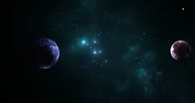 宇宙星空图舞台背景背景银河