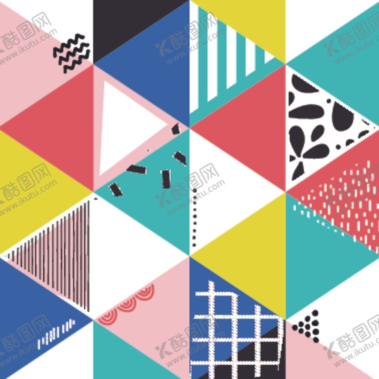 编号：93986909200313124320【酷图网】源文件下载-彩色拼接设计图案