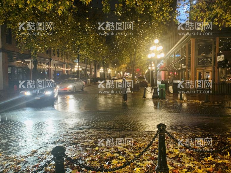 编号：92593612181245295821【酷图网】源文件下载-温哥华的雨夜