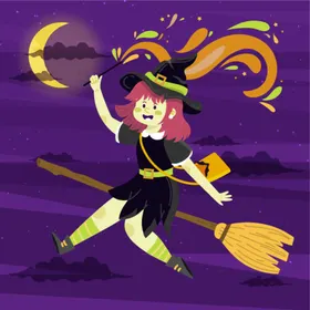 卡通魔女