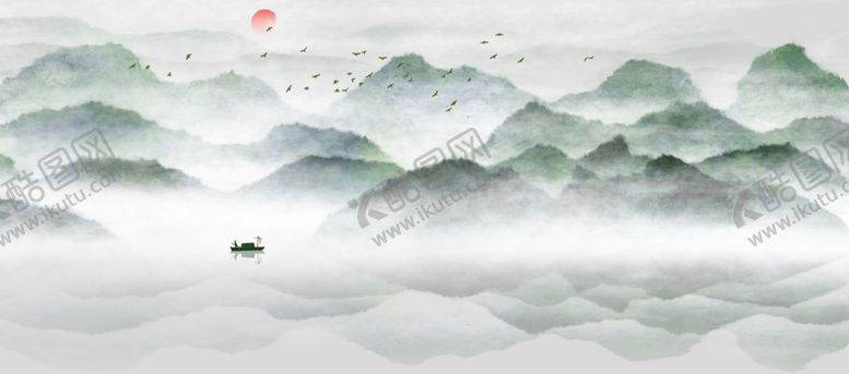 编号：53072009201336121825【酷图网】源文件下载-水墨山水