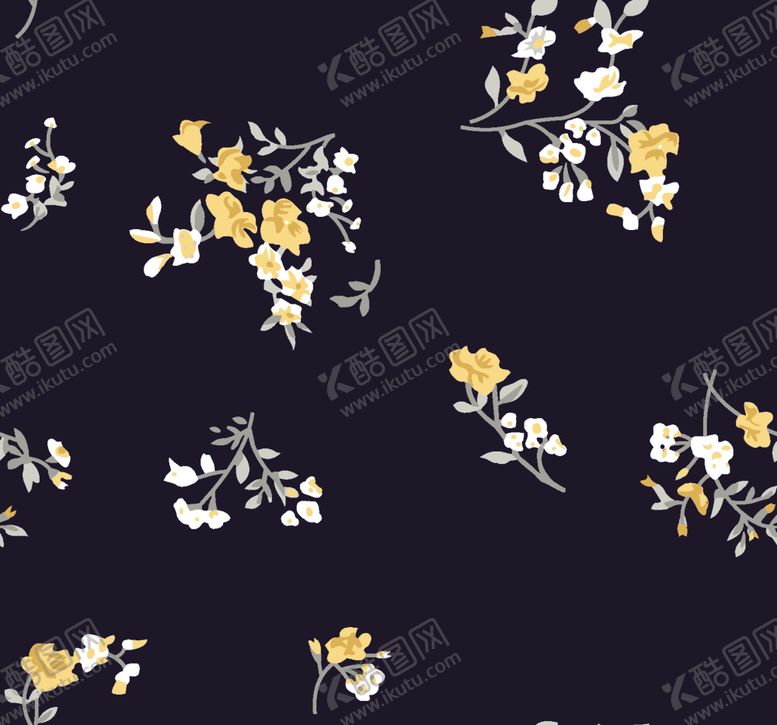 编号：34296209090333048036【酷图网】源文件下载-印花小碎花