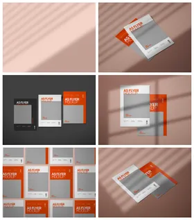 册页宣传册册子杂志样机