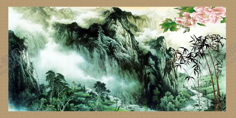 编号：31489901300759573845【酷图网】源文件下载-山水字画