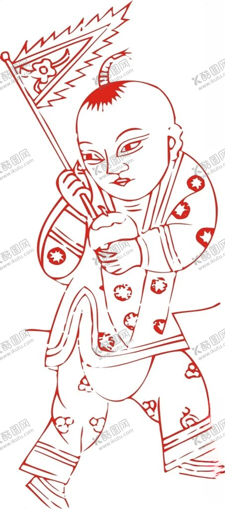 编号：50089602201415237028【酷图网】源文件下载-古代人物剪纸