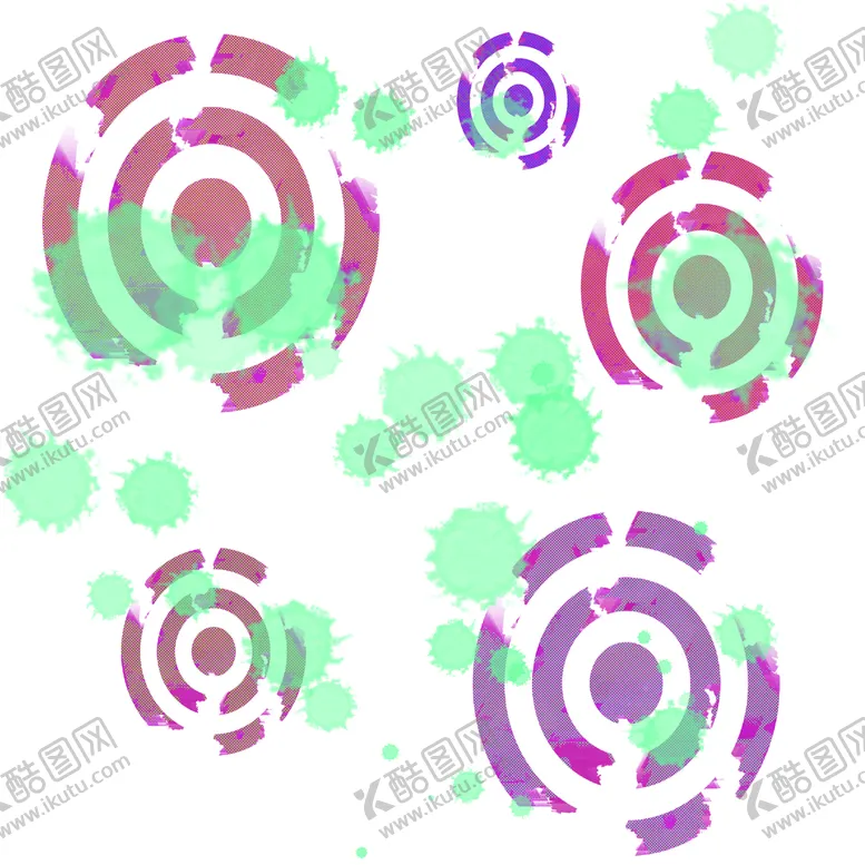 编号：97530109242313175042【酷图网】源文件下载-扎染 