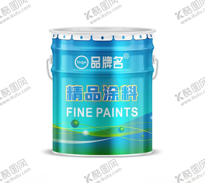 编号：55402712120927324914【酷图网】源文件下载-涂料包装平面展开图