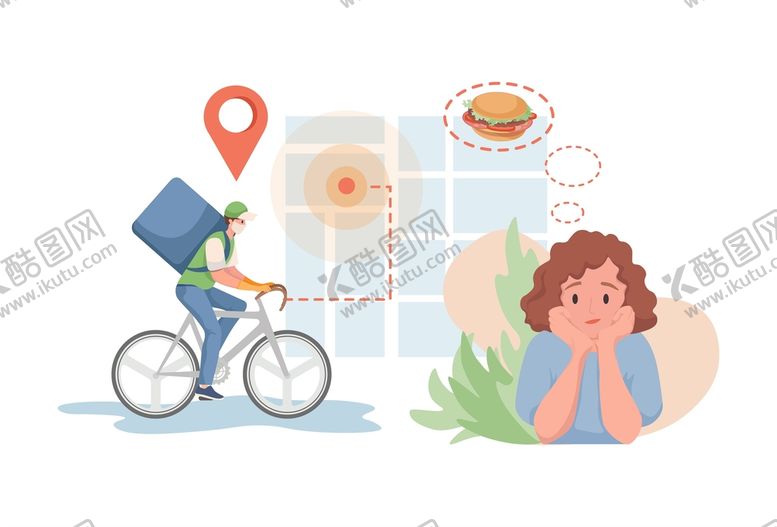 编号：76940209241104315941【酷图网】源文件下载-生活插画