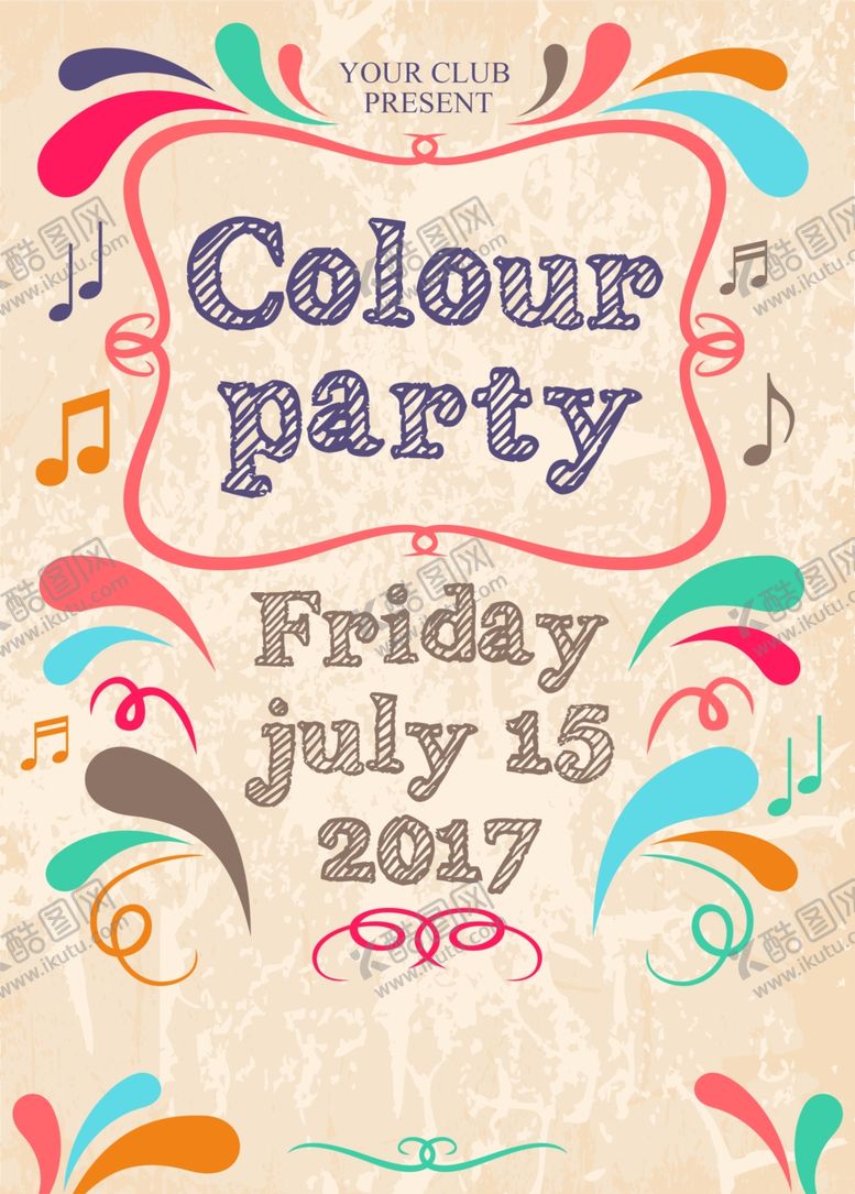 编号：88411010110719046025【酷图网】源文件下载-创意音乐主题海报排版