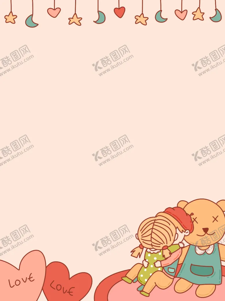 编号：36466304210603147192【酷图网】源文件下载-卡通可爱生活小剧场小清新背景