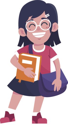 卡通儿童形象小孩子小朋友学生