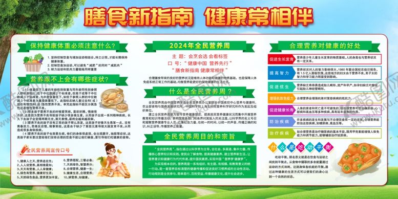 编号：52618101251719275146【酷图网】源文件下载-营养周健康宣传