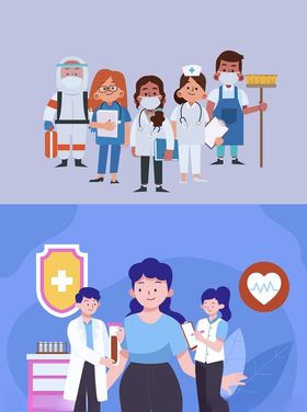 医护人员守护健康瞬间