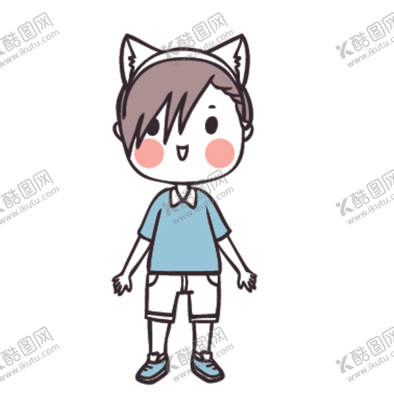 编号：90541207122302257188【酷图网】源文件下载-可爱人物形象插画
