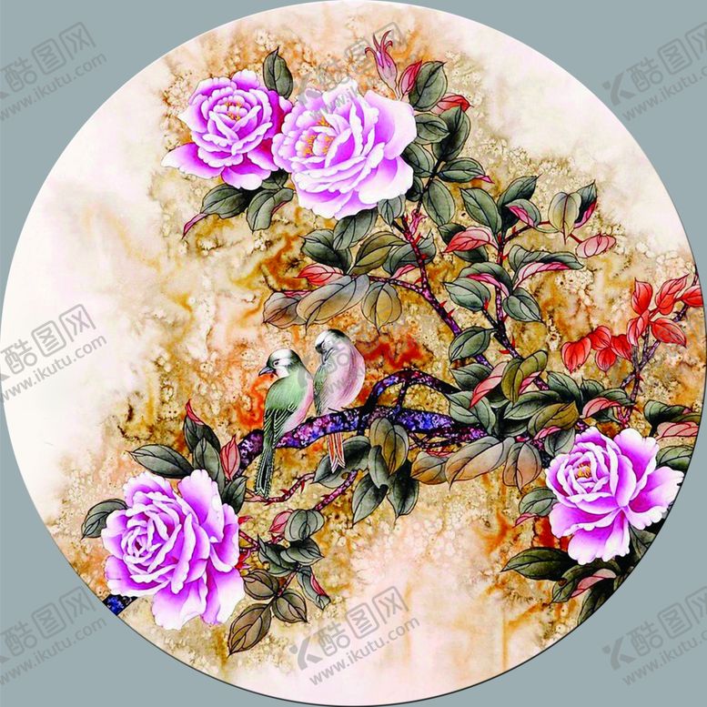 编号：99429910181924212786【酷图网】源文件下载-花鸟装饰画