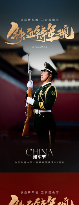 建军节海报