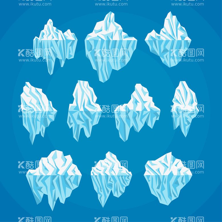 编号：57131411190802536353【酷图网】源文件下载-冰山 