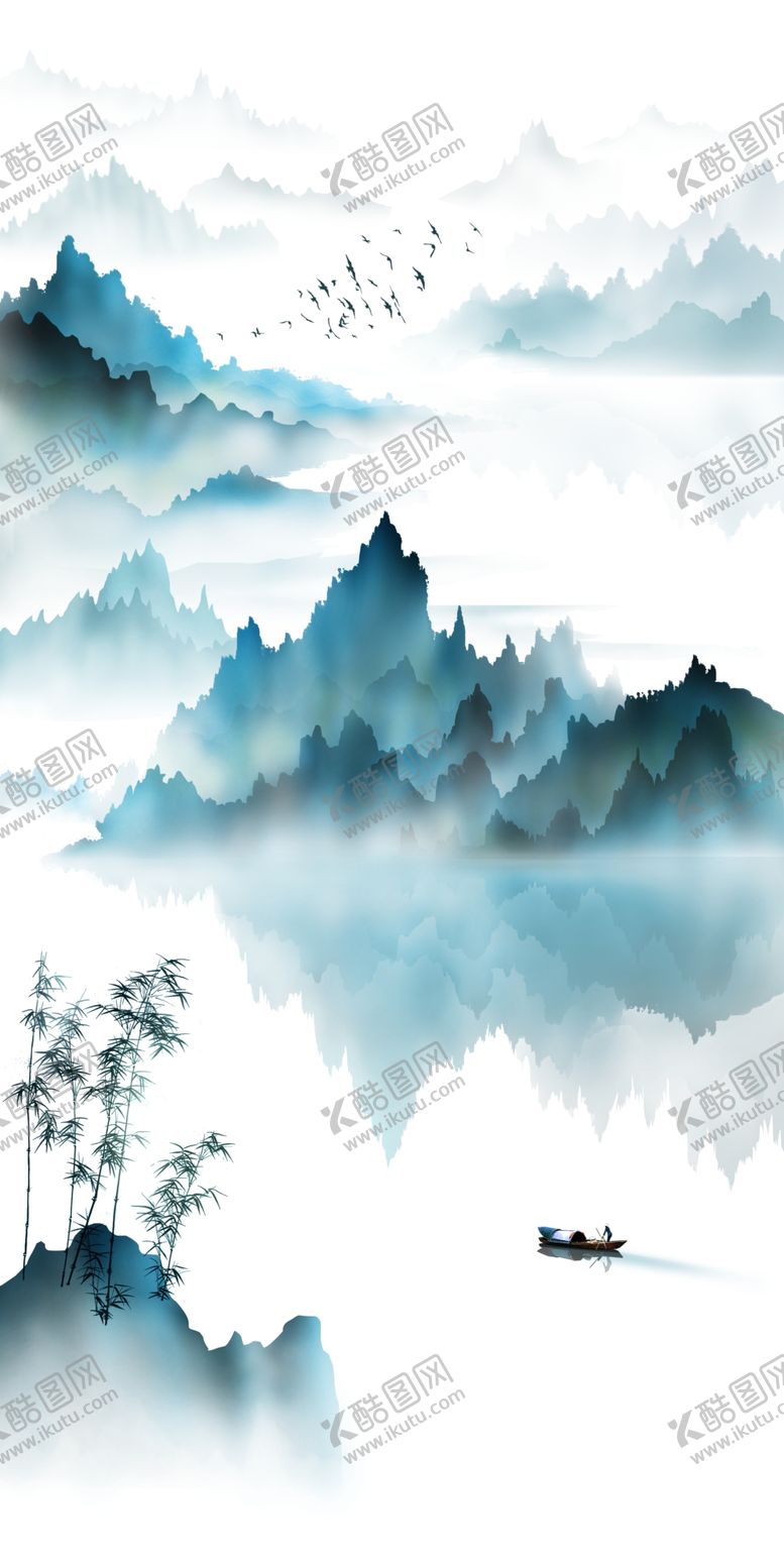 编号：62242809270109259036【酷图网】源文件下载-水墨山水