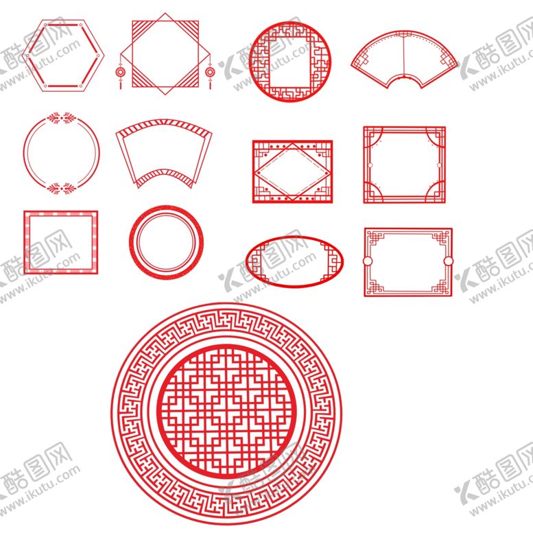编号：15348311021219559755【酷图网】源文件下载-中式边框