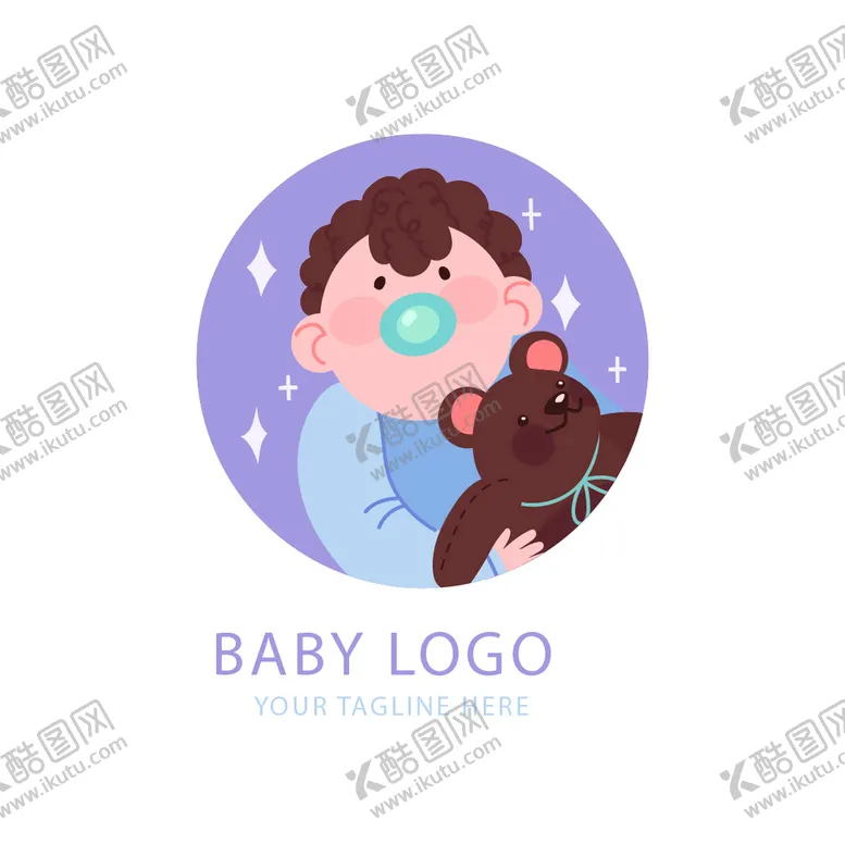 编号：64719509301623365709【酷图网】源文件下载-婴儿logo