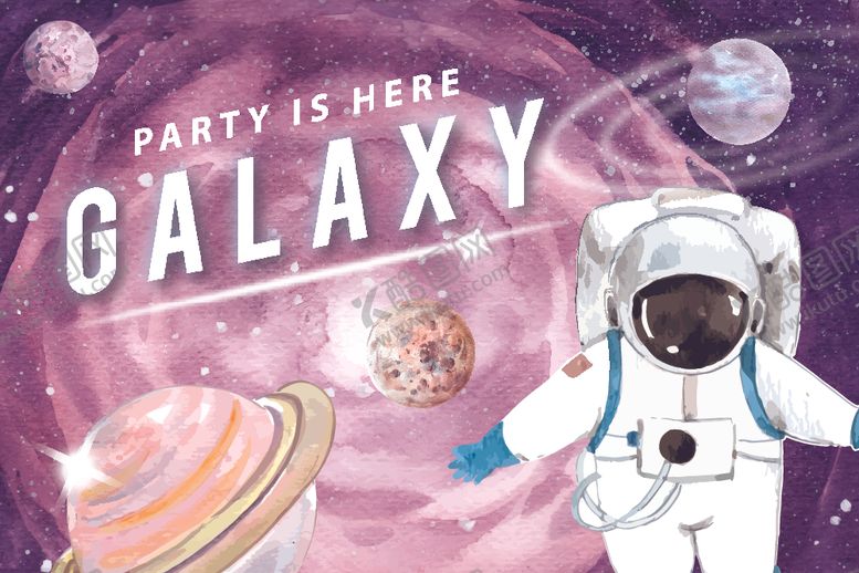 编号：87834409210911396704【酷图网】源文件下载-太空宇航员主题图案