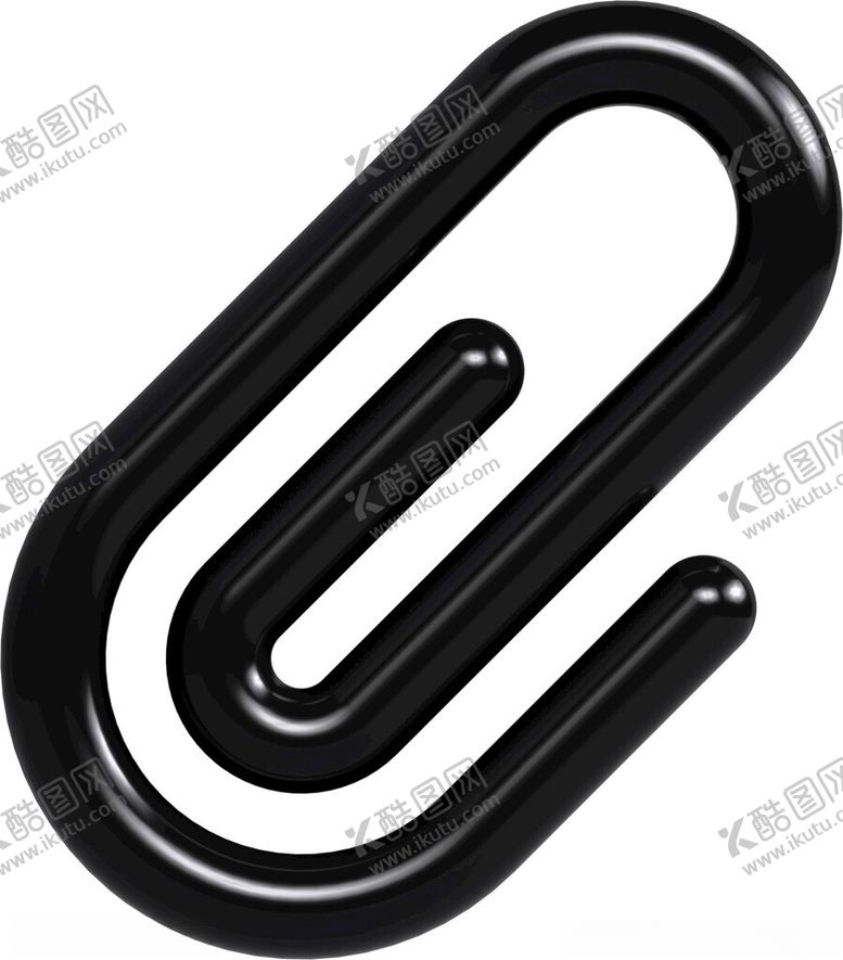 编号：73365312152036594631【酷图网】源文件下载-C4D模型回形针