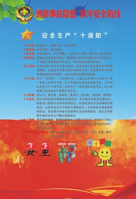 安全生产海报