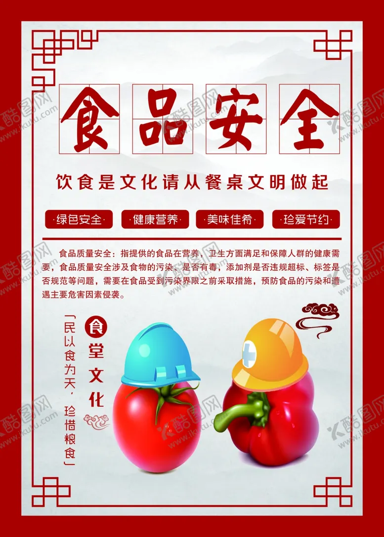 编号：89092307060827417632【酷图网】源文件下载-食堂文化展板